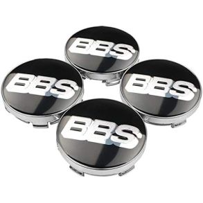 Centerkapsler Til Aluflge 4 stk - BBS Aluminium & ABS Plast - Dia. 56/60mm