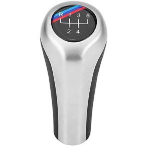 Gearknop BMW M-Power L�derlook & Alu. - 5 + R Gear - BMW 