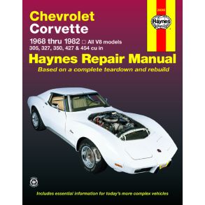 Reparationsbog Haynes - Chevrolet Corvette (1968-1982)