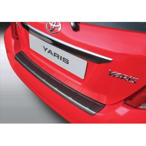 Bumper Protector - TOYOTA YARIS/VITZ 3/5 DR 9.2011>7.2014 RIBBED - REARGUARD