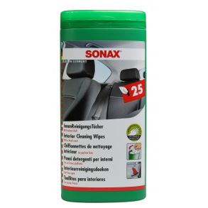 Interir renseservietter 25 stk - Sonax Vinylrens - 20x18 cm