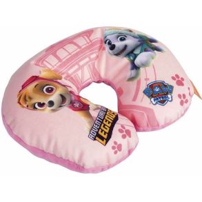 Nakkepude Stof Lux - Paw Patrol Pink Rejsepude - B. 27 x L. 23 cm