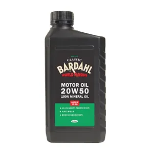 Motorolie 20W-50 - Bardahl Single Grade Classic - 1 & 5 liter