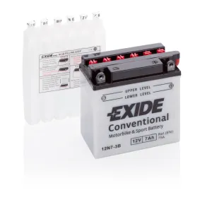 Startbatteri MC - Exide 12N7-3B - 12V (7ah)
