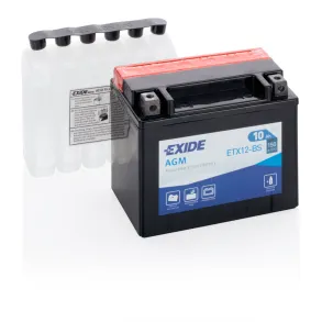 Startbatteri MC - Exide TX12-BS - 12V (10ah)