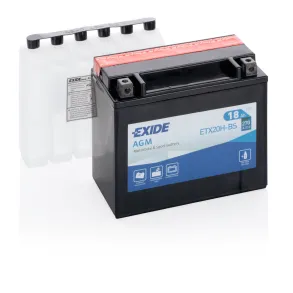Startbatteri MC - Exide ETX20H-BS AGM - 12V (18ah)