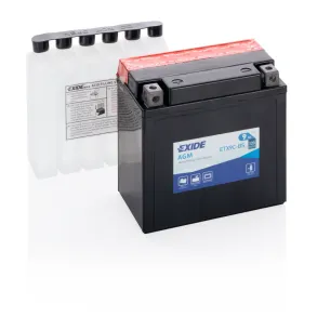 Startbatteri MC - Exide ETX9C-BS - 12V (9ah)