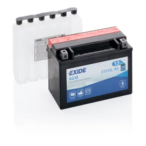 Startbatteri MC - Exide ETX15L-BS - 12V (13ah)