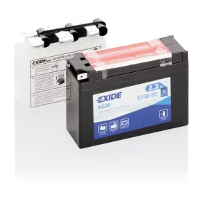 Startbatteri MC - Exide ET4B-BS - 12V (2,3ah)