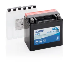 Startbatteri MC - Exide YTX14L-BS - 12V (12ah)