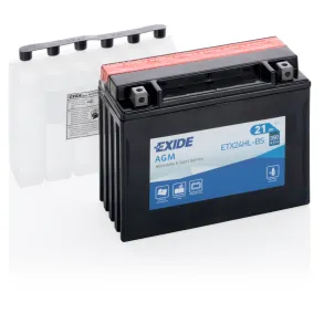 Startbatteri MC - Exide ETX24HL-BS - 12V (21ah)