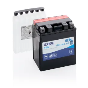Startbatteri MC - Exide ETX14AHL-BS - 12V (12ah)