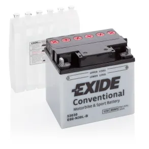 Startbatteri MC - Exide E60-N30L-B - 12V (30ah)