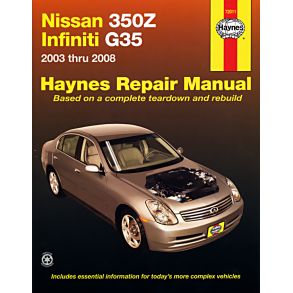 Reparationsbog Haynes - Nissan 350Z & Infiniti G35 (2003-2008)