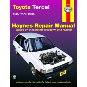 Reparationsbog Haynes - Toyota Tercel (1987-1994)