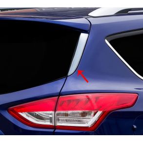 RUDELISTER ABS PLASTIK KROM - Ford Kuga II 2013-> 2017 - ANTAL 2 STK