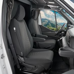 Skrddersyet sdeovertrk komplet st 1+1 - Renault Master IV / Nissan Interstar 2025->