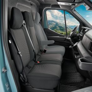 Skrddersyet sdeovertrk til dobbelt passagersde - Renault Master/Nissan Interstar 2025->