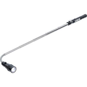 LED Arbejdslampe Teleskopisk - BGS 9303 -  2-IN-1 Inspektionslygte Magnetisk 