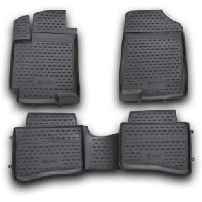 Rubber mat set with edge - HYUNDAI Solaris 2010-2014