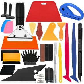 Solfilm-V�rkt�jss�t - Solfilm-skraber Kit - 37 Dele
