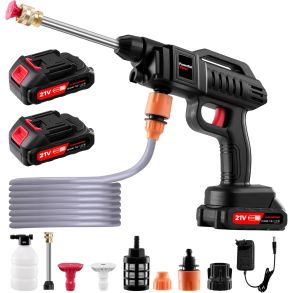 Tr�dl�s h�jtryksrenser med batteri 1500W 30 bar - Ergonomisk design - Komplet s�t inkl. tilbeh�r