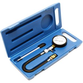 Kompressionstester Kit Til Benzinmotorer - 0-20 bar/ 0-300 PSI - 3-dele