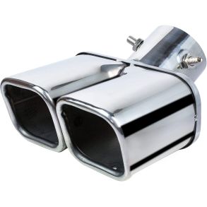 Dobbelt Rrhale Rustfri Stl - Suzuki Vitara rg. 2015-> - Mont. Dia.  63 mm