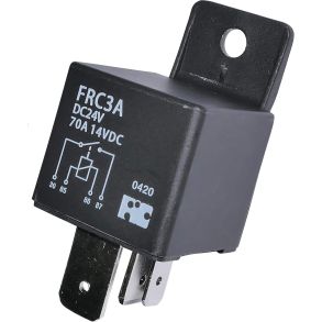 Arbejdsrel 24V - 70 AMP - 4 stikben