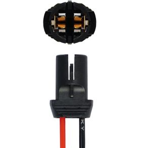 Lampefatning PVC - Sokkeltype T10 Pre W5W - Kabellngde 140 mm