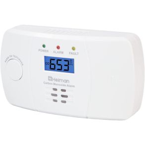 Kuliltealarm Med LCD Display - Heiman - 12,5x7x2,5 cm