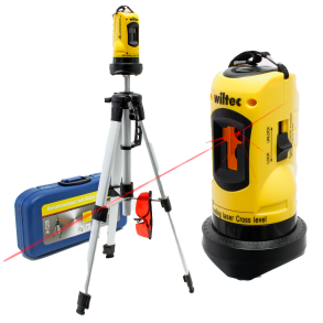 Nivelleringsapparat - Inkl. stativ - Leveres i praktisk opbevaringsboks