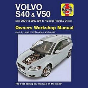 Reparationsbog Haynes - Volvo S40 & V50 �rg. 2004-2013
