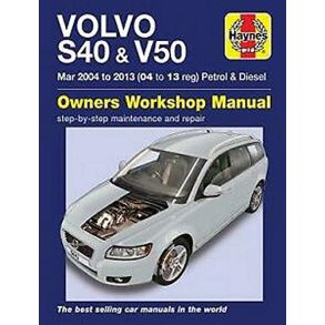 Reparationsbog Haynes - Volvo S40 & V50 rg. 2004-2013