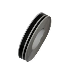 Stafferingstape - Dobbelt 4+2 mm - Sort 9,8 meter