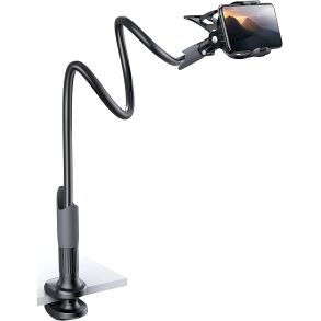 Fleksibel mobilholder 85 cm - Klemme montering - Kompatibel med 4-6,8'' tablets