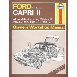 Reparationsbog Haynes - Ford Capri II All Models (1974-1987)