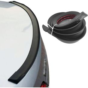Spoiler til bil selvklbende - Fleksibel & justerbar gummi - Universal 150x3,5 cm