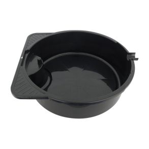 Spildoliefad 8 Ltr. - Sort PVC Dia. 37 cm
