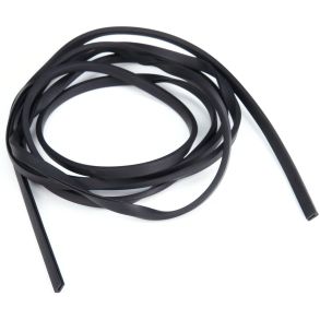 Kantbeskytter Universal U-Profil - Sort Gummi 8,7x3,7mm - L. 1 meter