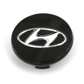 Centerkapsel Original - Hyundai - Sort 60/50 mm - 1 stk.
