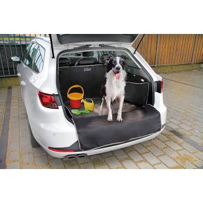 Bagagerumsdkken til hunde transport 2-i-1 - Polyester M/ Velcro - Ml 187x100 cm