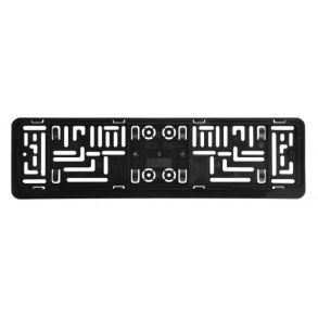 Nummerpladeramme PP Sort - 1 stk