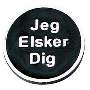 N�glering M/ Vogn Polet Til Indk�bsvogne - Jeg Elsker Dig