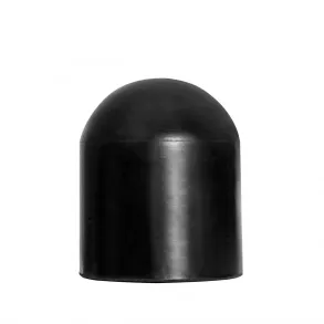 Kugleskjuler universal - Kungs cover i sort gummi - Passer til kugle 50