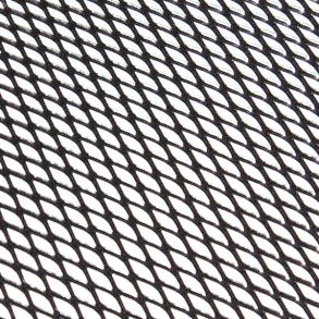 Aluminiumsgitter Sort - Grill Mesh - 100x33 cm