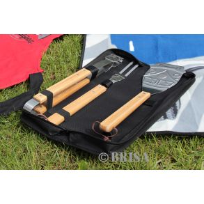 VW Grillst med 3 dele - VW Collection BBQ - Inkl. Praktisk Opbevaringstaske