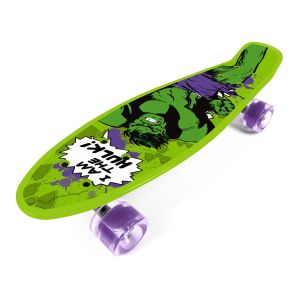 Skateboard Med Gummihjul - Disney Hulk - Penny Board