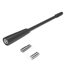 Antennepisk Ls - Lngde 140 mm - Gevind 6mm Indv. & 5/6 mm Udv.