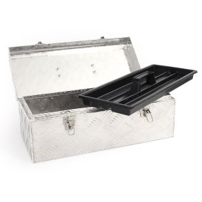 Vrktjskasse / Bagageboks Universal - Aluminium Med aftagelig plastbakke - Kapacitet 30 Liter